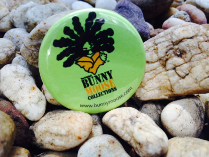 Bunny Moose Logo Button